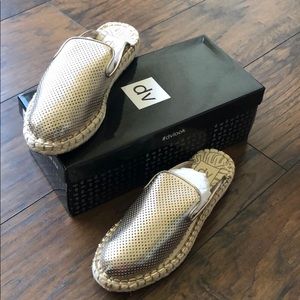 Rose Gold Espadrille Mules by Dolce Vita